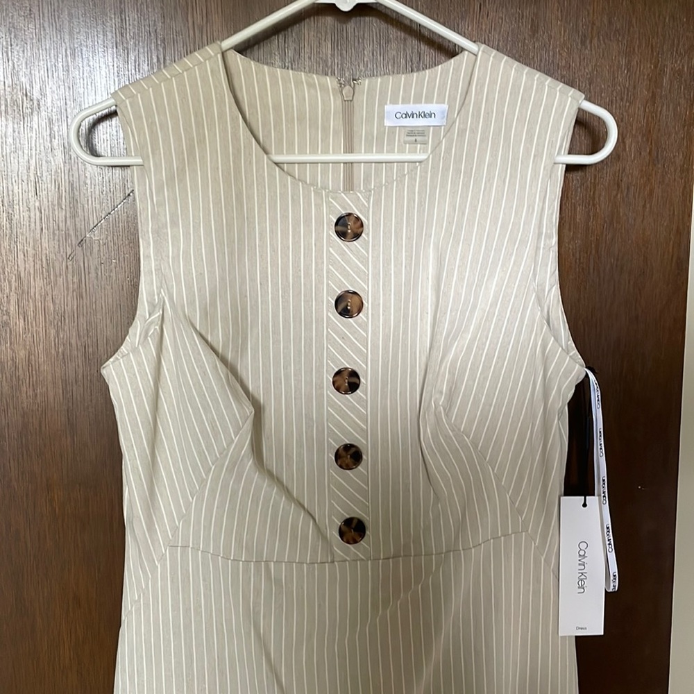 Calvin Klein pleated dress